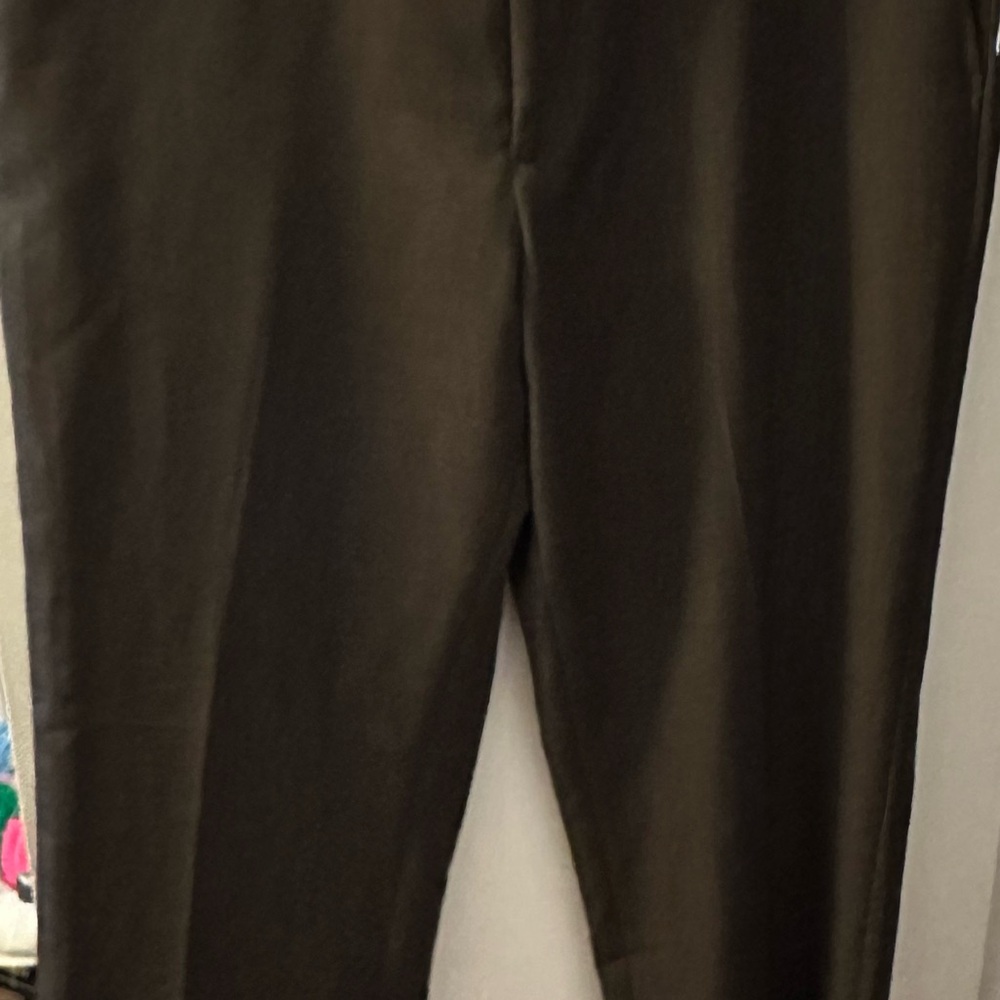 VanHeusen brown slim fit dress pants new 36/30